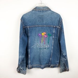 Vintage Mirage Vegas Casino Denim Jean Jacket (S)